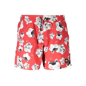 Karl Lagerfeld Rote Polyester-Badebekleidung