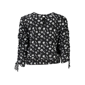 Desigual Schwarzes Viskosehemd