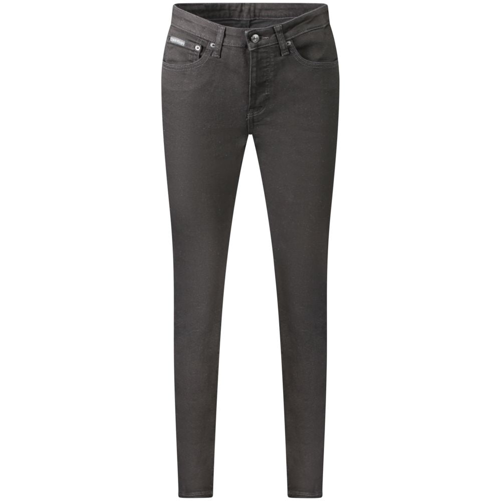 Calvin Klein Schwarze Baumwoll-Jeans für Damen