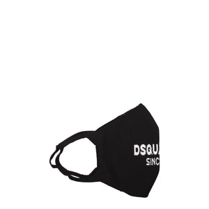 Dsquared² Schwarze Polypropylen-Gesichtsmaske