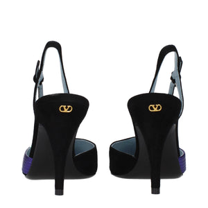 Valentino Garavani Schwarze Leder Pumps mit hohem Absatz