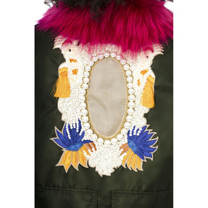Mr&Mrs Italy Grüne Polyamid Damen Bomberjacke