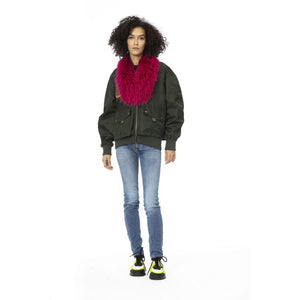 Mr&Mrs Italy Grüne Polyamid Damen Bomberjacke
