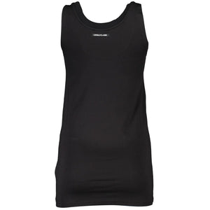 Cavalli Class Schwarzes Baumwoll-Tank-Top