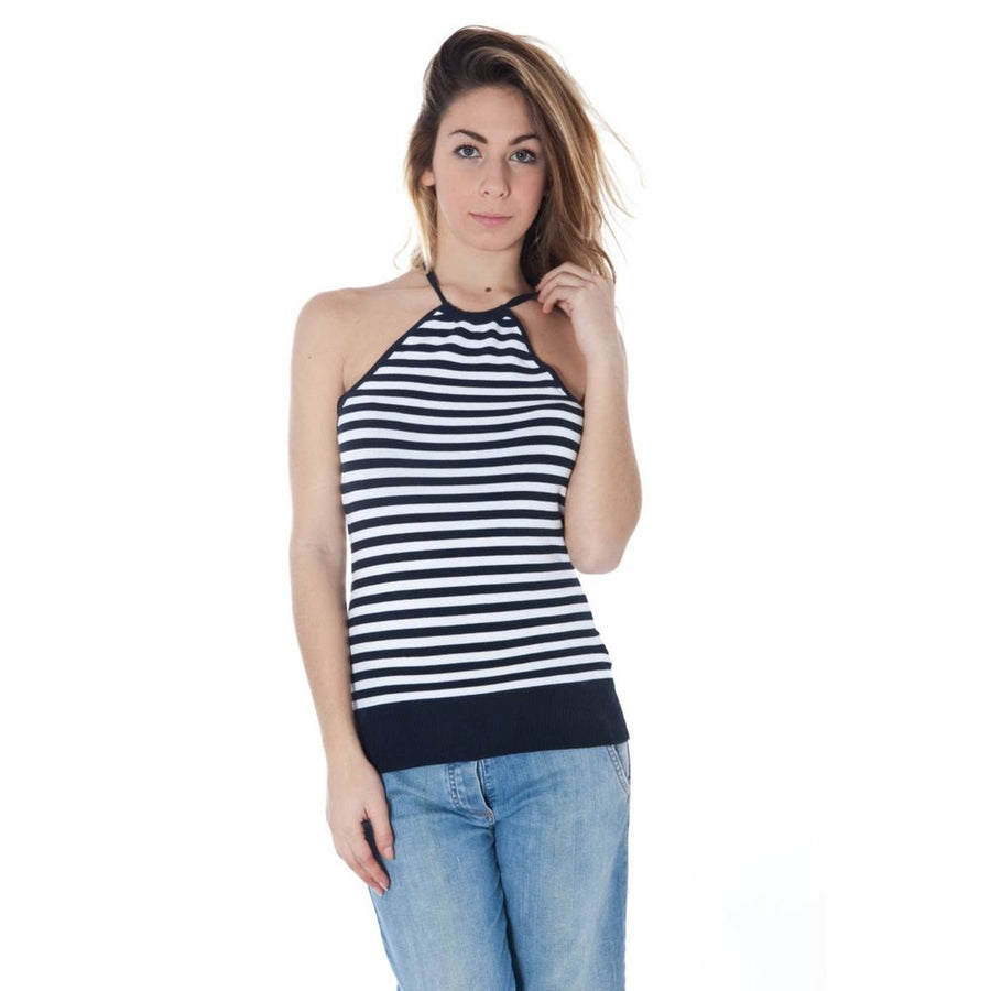 Datch Blaues Baumwoll-Tank-Top