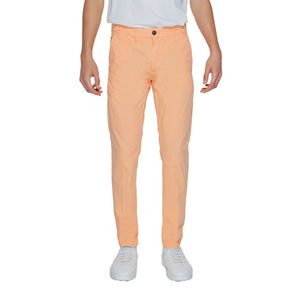 Borghese Orangefarbene Baumwollhose