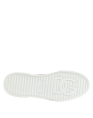 Dolce & Gabbana Multicolor Baumwolle High Top Männer Turnschuhe Schuhe
