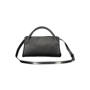 Guess Jeans Schwarze Damen-Handtasche aus Polyurethan