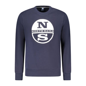 North Sails Blaues Baumwoll-Sweatshirt für Herren