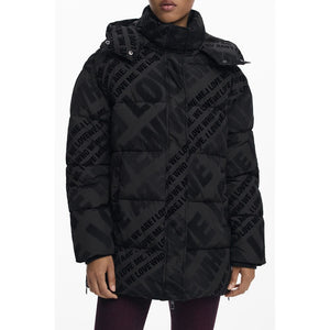 Desigual Schwarze Damenjacke aus Polyester