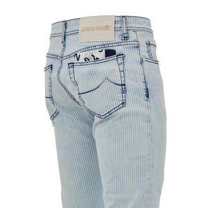 Jacob Cohen Blaue Baumwoll-Skinny-Jeans