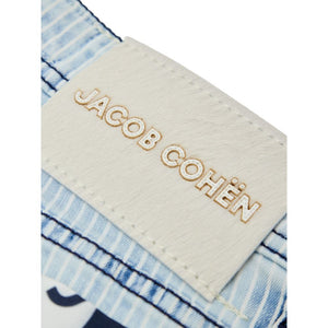 Jacob Cohen Blaue Baumwoll-Skinny-Jeans