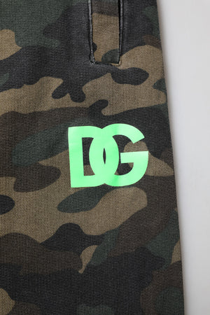 Dolce & Gabbana Multicolor Camouflage Baumwolle Herren Jogger Hose