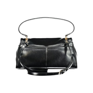 Twinset Schwarze Damen-Handtasche aus Polyurethan