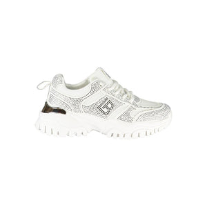 Laura Biagiotti Weiße Sneaker aus Polyester