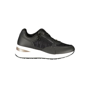 Laura Biagiotti Schwarze Sneaker aus Polyester