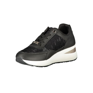 Laura Biagiotti Schwarze Sneaker aus Polyester