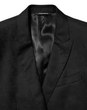 Dolce & Gabbana Schwarz MARTINI 2 Knöpfe Anzug Jacke Blazer