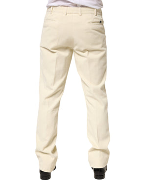 Burberry Beige Cord Baumwolle Gerade Männer Hose Hose
