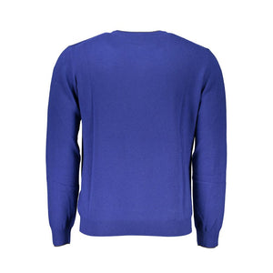 Harmont & Blaine Blauer Stoffpullover