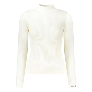 Pepe Jeans Weißer Damenpullover aus Baumwolle