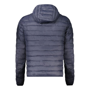 Cavalli Class Blu Polyester Herrenjacke