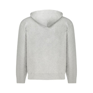 "Grigio Cotton Men's Sweatshirt with Hood"