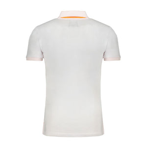 Gianmarco Venturi Weißes Poloshirt aus Baumwolle für Herren