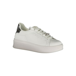 Gaelle Paris Weiße Sneaker aus Polyester im Athletic-Stil