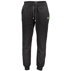 Gianmarco Venturi Schwarze Baumwoll-Herren-Jogginghose