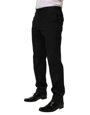 Dolce & Gabbana Schwarze Streifen-Hose, formell für Herren