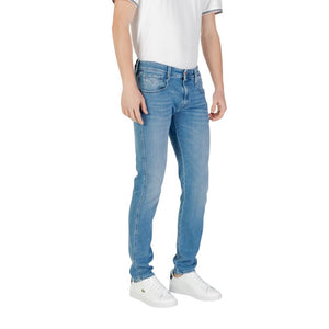 Replay Blaue Baumwoll-Skinny-Jeans