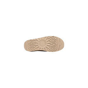 UGG Beige Wildleder-Clogs