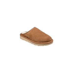 UGG Beige Wildleder-Clogs