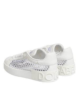 Dolce & Gabbana Sneaker mit Mesh-Einsätzen und niedrigem Schaft