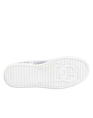 Dolce & Gabbana Sneaker mit Mesh-Einsätzen und niedrigem Schaft