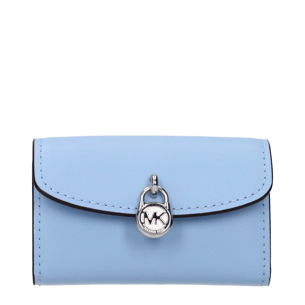 Michael Kors Hellblaues Lederportemonnaie