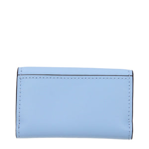Michael Kors Hellblaues Lederportemonnaie