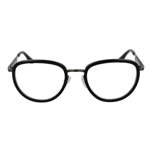 Trussardi Brille aus schwarzem Metall & Kunststoff (Gestell)