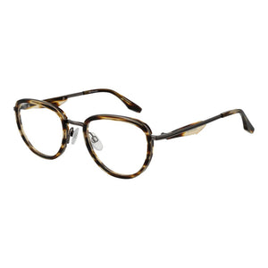 Trussardi Braune Brille aus Metall & Kunststoff (Gestell)