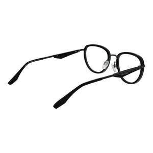 Trussardi Brille aus schwarzem Metall & Kunststoff (Gestell)