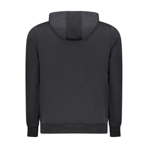 Norway 1963 Schwarzes Herren-Kapuzensweatshirt aus Baumwolle