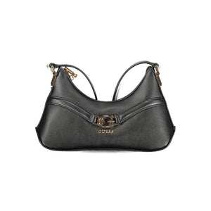 Guess Jeans Schwarze Handtasche aus Polyethylen