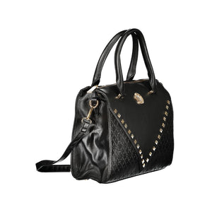 Laura Biagiotti Schwarze PVC-Handtasche