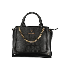Laura Biagiotti Schwarze PVC-Handtasche