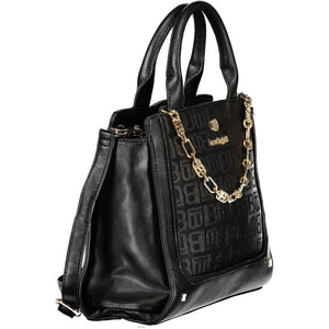 Laura Biagiotti Schwarze PVC-Handtasche