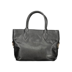Laura Biagiotti Schwarze PVC-Handtasche