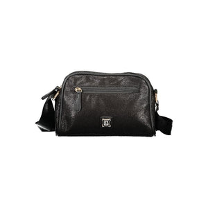 Laura Biagiotti Schwarze Polyester-Handtasche