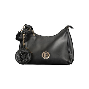 Laura Biagiotti Schwarze PVC-Handtasche