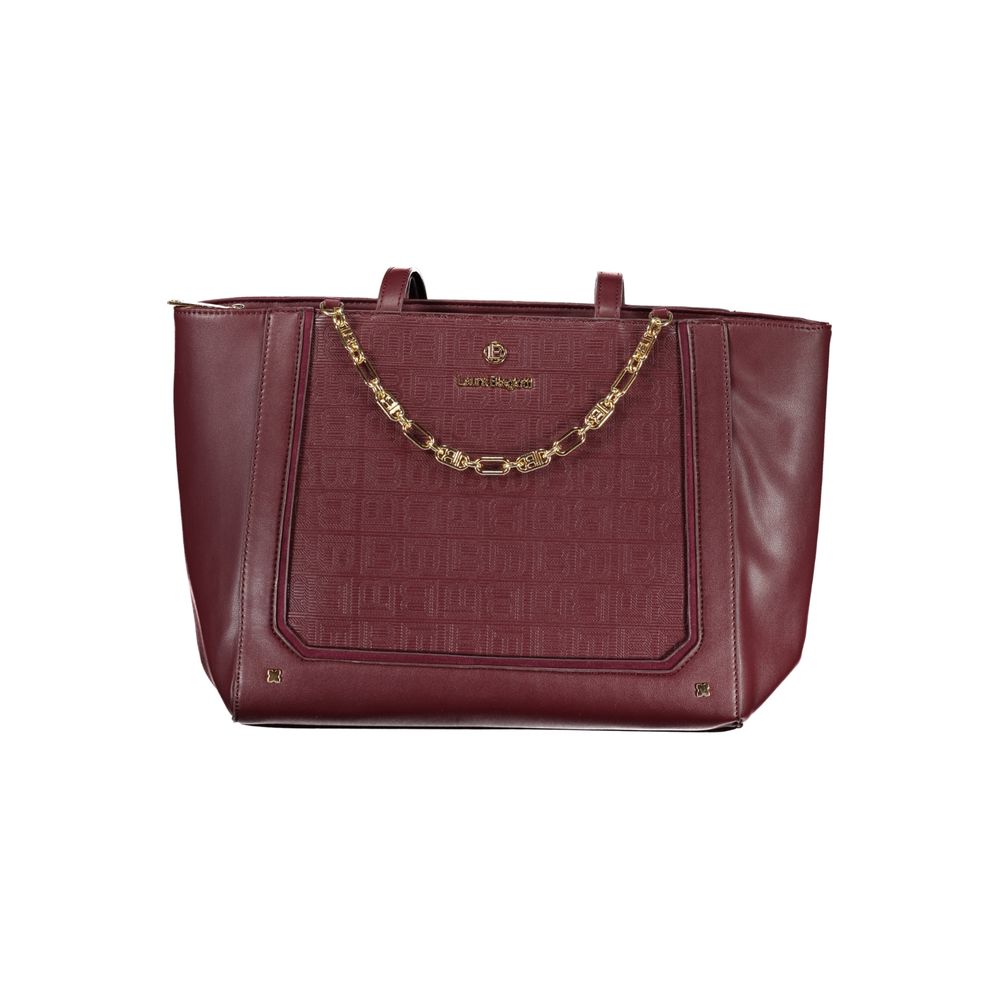 Laura Biagiotti Rote PVC-Handtasche